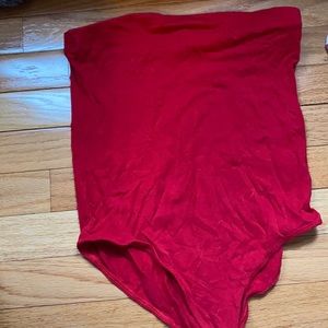 5/$15 Red tube bodysuit
